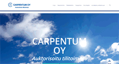 Desktop Screenshot of carpentum.fi